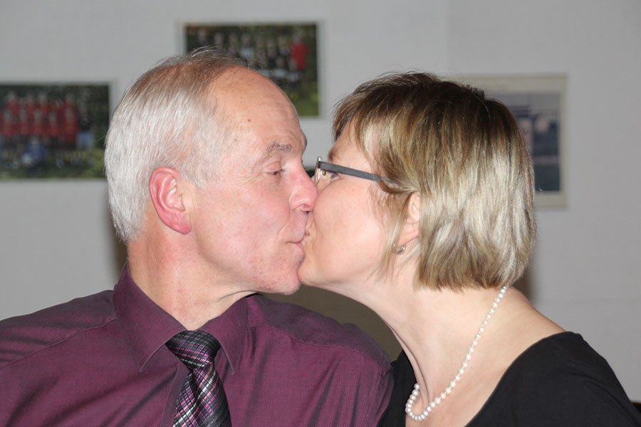 Küsschen für den Sieger