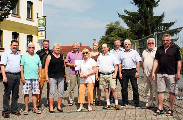SPD-Fraktion, Ortsbeiratsmitglieder und Interessierte 2015 dorfkrug eidengesaess